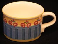 Mikasa GRANADA BLUE #CA007 Laurie Gates FLAT CUP